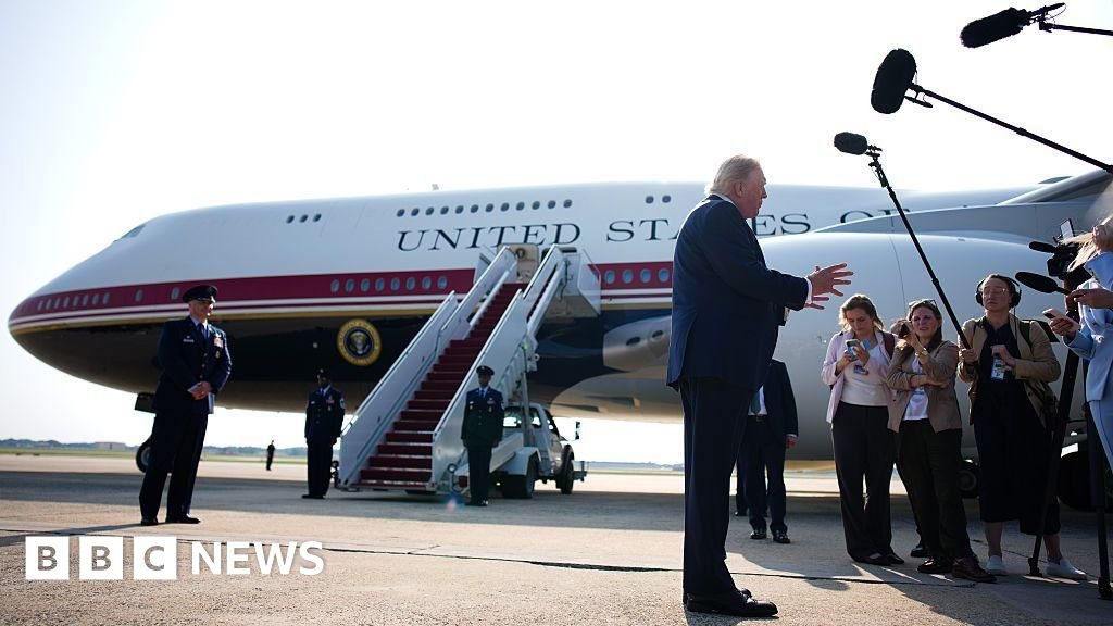 Trump administration subpoenas New York Times journalists over Air Force One reportingThe reporters received the legal summons after they reported on alleged security issues with the president's new plane, which was gifted by Qatar.1 hr agoUS & Canada Trump administration subpoenas New York Times journalists over Air Force One reportingThe reporters received the legal summons after they reported on alleged security issues with the president's new plane, which was gifted by Qatar.1 hr agoUS & Canada