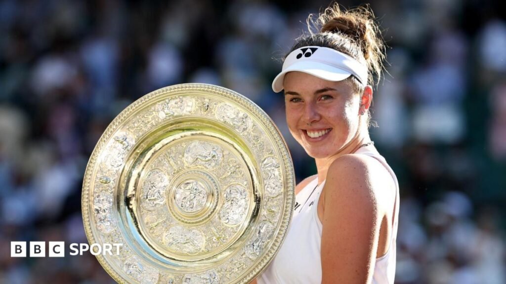 Noskova holds off extraordinary Muchova fightback to win WimbledonCzech youngster Linda Noskova recovers from missing five championship points to beat Karolina Muchova in an extraordinary Wimbledon final.4 hrs agoTennis