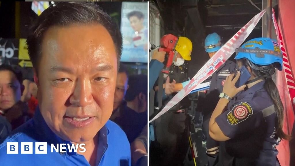 Thailand PM visits aftermath of deadly Bangkok bar fireFootage shows the aftermath of a deadly fire at a Bangkok pub that broke out just after midnight local time on Monday.35 mins agoAsia Thailand PM visits aftermath of deadly Bangkok bar fireFootage shows the aftermath of a deadly fire at a Bangkok pub that broke out just after midnight local time on Monday.35 mins agoAsia