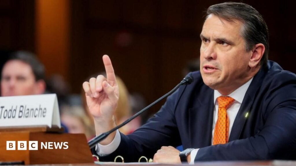 LIVETodd Blanche says 'mistakes were made' over Epstein files release at confirmation hearingSenators are questioning the president's former personal lawyer before they vote to confirm his role as attorney general.