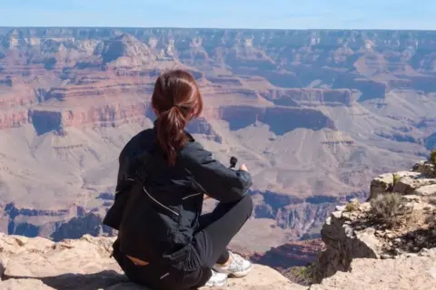 Hana Kang at Grand Canyon