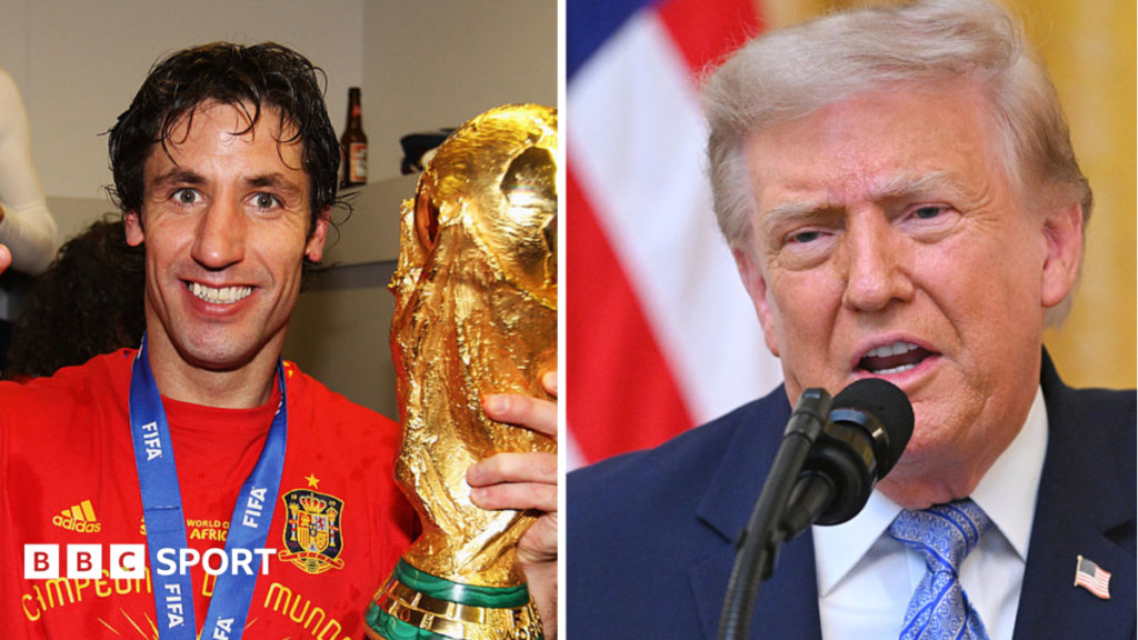World Cup winner Capdevila appeals to Trump after US travel permit denied Former Spain international Joan Capdevila has made a plea to US President Donald Trump for help after he says he was denied a travel permit to enter the United States before Sunday's World Cup final.50 mins agoWorld Cup World Cup winner Capdevila appeals to Trump after US travel permit denied Former Spain international Joan Capdevila has made a plea to US President Donald Trump for help after he says he was denied a travel permit to enter the United States before Sunday's World Cup final.50 mins agoWorld Cup