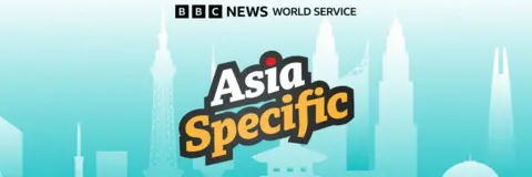 A banner displaying the logo of BBC News' Asia Specific podcast