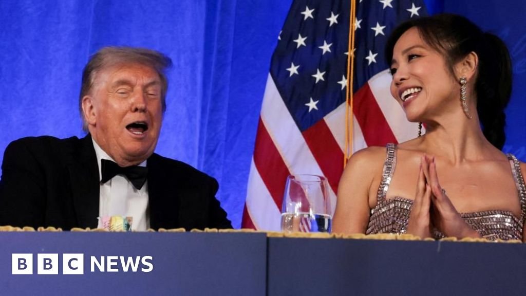 Trump pokes fun at press during White House Correspondents' DinnerThe event celebrated press freedom after the first dinner was cancelled by a shooting in April.25 mins agoUS & Canada Trump pokes fun at press during White House Correspondents' DinnerThe event celebrated press freedom after the first dinner was cancelled by a shooting in April.25 mins agoUS & Canada