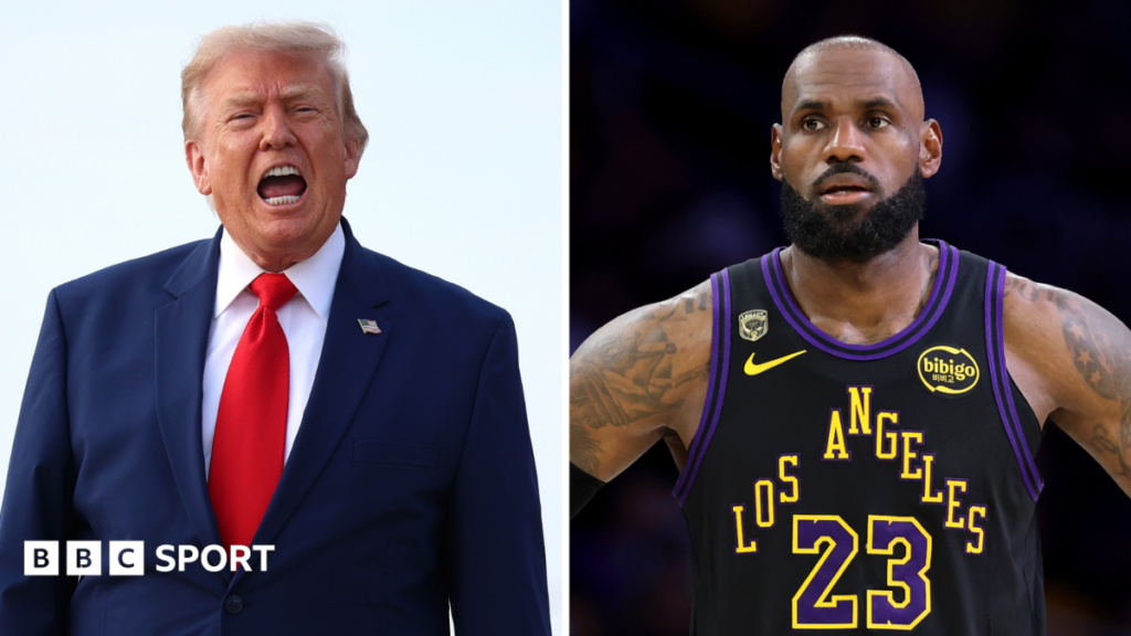 'Maybe he's a racist' – Trump critical of JamesUnited States President Donald Trump said LeBron James might be "a racist" when asked if the basketball star is the "best ever" to play the sport.4 hrs agoBasketball 'Maybe he's a racist' - Trump critical of JamesUnited States President Donald Trump said LeBron James might be "a racist" when asked if the basketball star is the "best ever" to play the sport.4 hrs agoBasketball