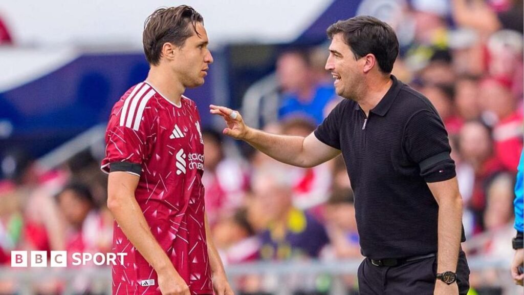 Chiesa happy but wants new chapter at LiverpoolLiverpool forward Federico Chiesa says he is "happy" at the club amid speculation over his future.4 hrs agoLiverpool Chiesa happy but wants new chapter at LiverpoolLiverpool forward Federico Chiesa says he is "happy" at the club amid speculation over his future.4 hrs agoLiverpool