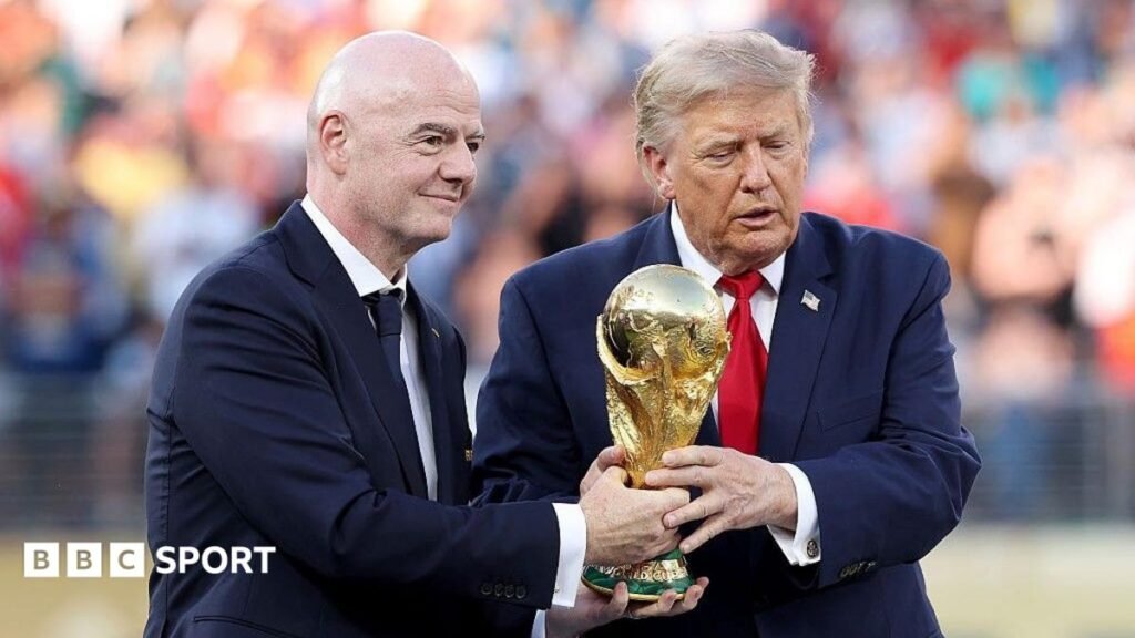 Uefa and UK PM criticise Infantino World Cup planUefa and Prime Minister Andy Burnham criticise proposals from Fifa to seek private investment in its competitions, including the World Cup.7 hrs agoWorld Cup
