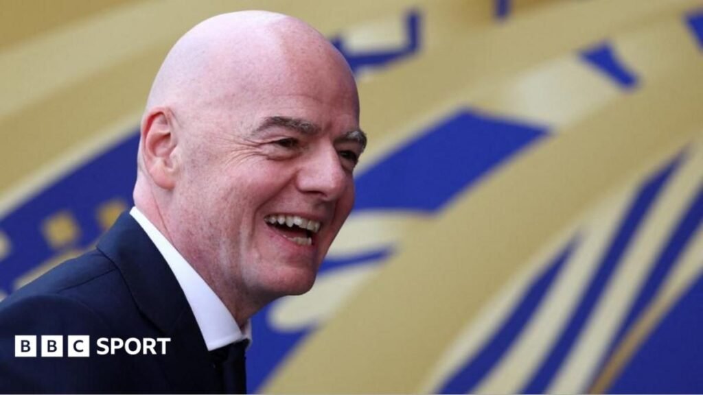 Fifa says 'nobody selling football' as plan continuesFootball's governing body Fifa plans to continue the consultation process after Uefa threatens to boycott World Cups.35 mins agoWorld Cup Fifa says 'nobody selling football' as plan continuesFootball's governing body Fifa plans to continue the consultation process after Uefa threatens to boycott World Cups.35 mins agoWorld Cup