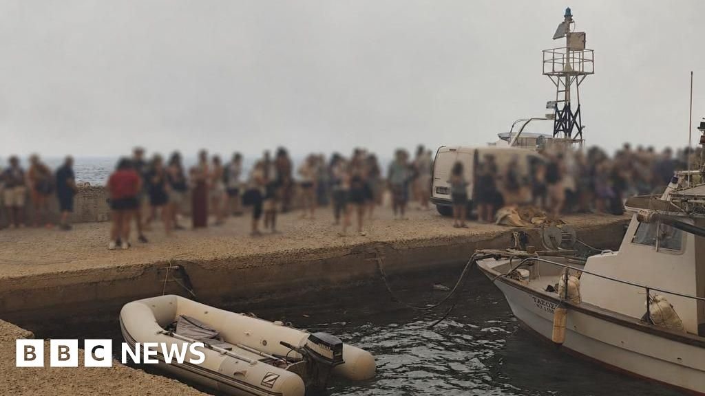 Hundreds escape Greek wildfire by sea as blazes continue across Europe Around 500 people, mostly tourists, are evacuated by boat from Agios Vasileios after becoming trapped.4 hrs agoEurope Hundreds escape Greek wildfire by sea as blazes continue across Europe Around 500 people, mostly tourists, are evacuated by boat from Agios Vasileios after becoming trapped.4 hrs agoEurope