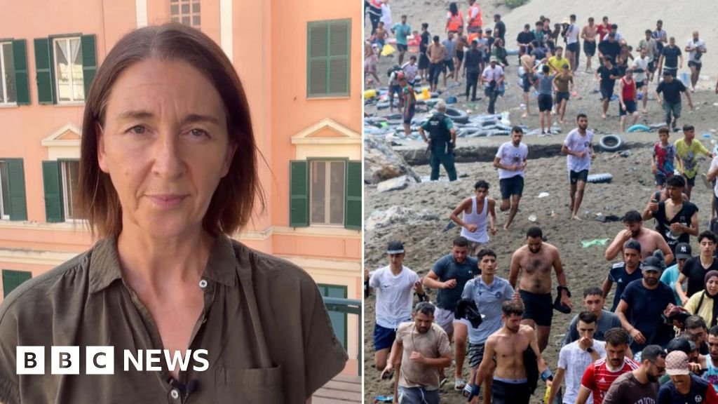 What triggered the mass migrant crossings into Ceuta?An estimated 60,000 migrants from Morocco have crossed into Ceuta, with dozens dying during the journey.51 mins agoEurope What triggered the mass migrant crossings into Ceuta?An estimated 60,000 migrants from Morocco have crossed into Ceuta, with dozens dying during the journey.51 mins agoEurope