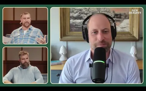 New Heights/Youtube  Screenshot from New Heights podcast featuring Prince William