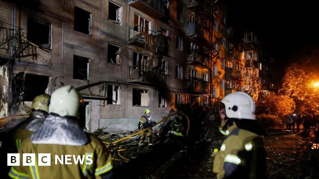 Russian strikes on Kyiv kill at least nine, Ukraine officials sayThe attack comes as Moscow escalates deadly ballistic missile attacks on the Ukrainian capital.31 mins agoEurope Russian strikes on Kyiv kill at least nine, Ukraine officials sayThe attack comes as Moscow escalates deadly ballistic missile attacks on the Ukrainian capital.31 mins agoEurope