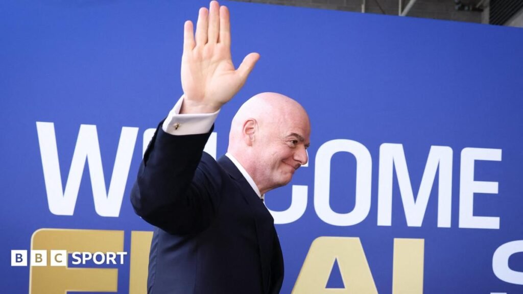 Infantino on the brink? Who might replace him if he goes?Fifa president Gianni Infantino is in the eye of a storm after scrapping his attempt to sell stakes in the World Cup. If he goes, who comes in?6 hrs agoFootball Infantino on the brink? Who might replace him if he goes?Fifa president Gianni Infantino is in the eye of a storm after scrapping his attempt to sell stakes in the World Cup. If he goes, who comes in?6 hrs agoFootball