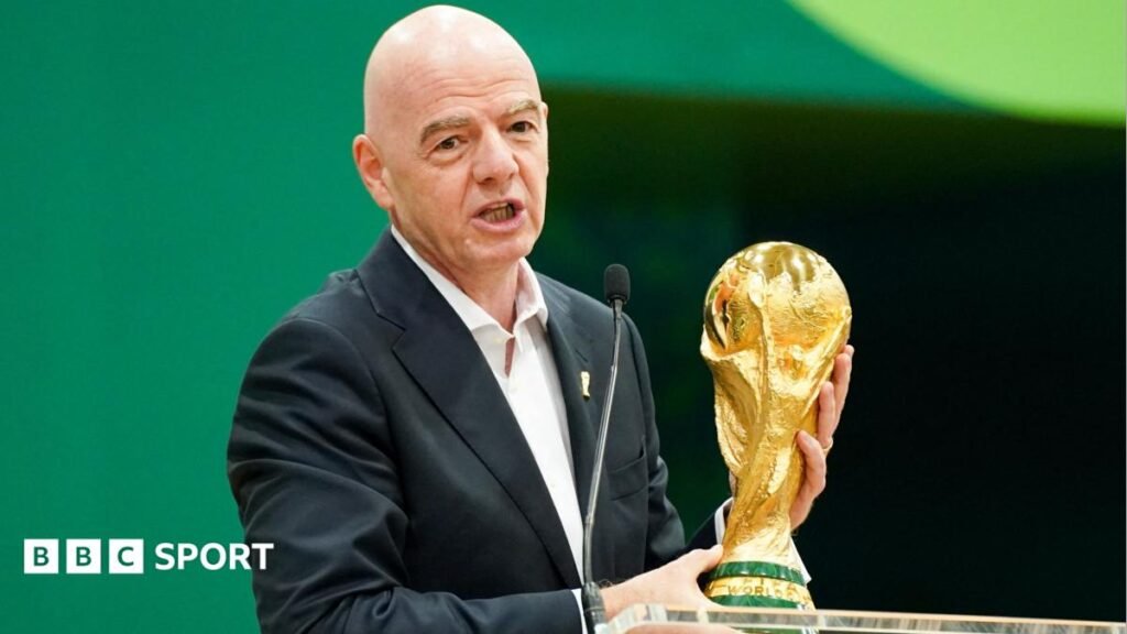 Uefa has 'lost confidence' in Fifa leadership as investment plan scrappedThe governing body of European football says Fifa president Gianni Infantino has "failed to deliver" on promises he made when elected 10 years ago.3 hrs agoWorld Cup Uefa has 'lost confidence' in Fifa leadership as investment plan scrappedThe governing body of European football says Fifa president Gianni Infantino has "failed to deliver" on promises he made when elected 10 years ago.3 hrs agoWorld Cup