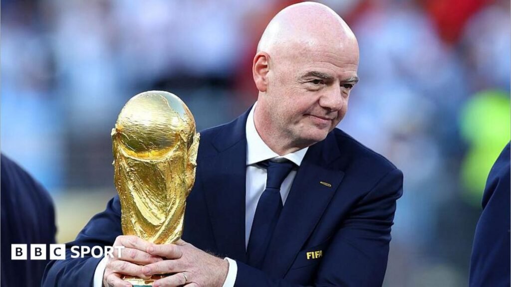 A bruising 24 hours - what next for Fifa and under-pressure Infantino?Pressure is building on Gianni Infantino. Can he survive as Fifa president after the implosion of the controversial World Cup investment plan?8 hrs agoFootball