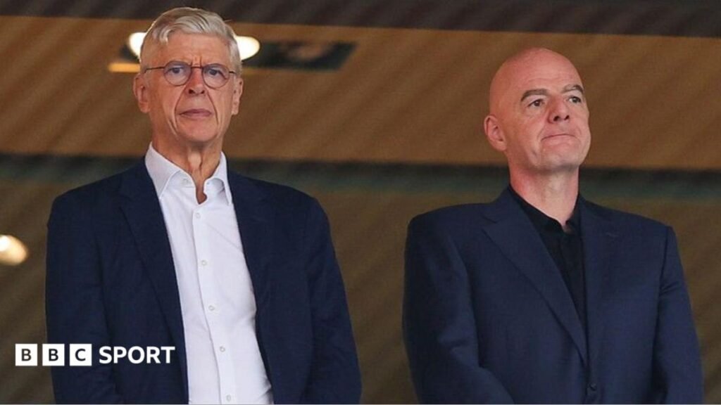Top Fifa official Wenger says scrapping World Cup plan 'absolutely necessary'Fifa's chief of global football development Arsene Wenger says the decision to scrap the plan to have private investment in Fifa competitions was "absolutely necessary".8 hrs agoFootball Top Fifa official Wenger says scrapping World Cup plan 'absolutely necessary'Fifa's chief of global football development Arsene Wenger says the decision to scrap the plan to have private investment in Fifa competitions was "absolutely necessary".8 hrs agoFootball