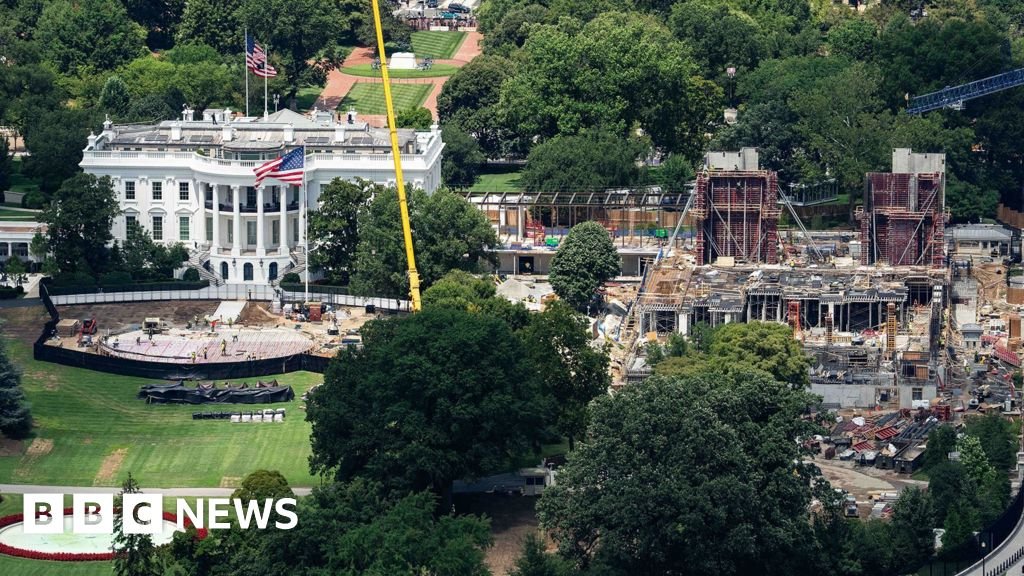 US appeals court halts Trump ballroom project paving way for Supreme Court showdown"Whether or not a massive ballroom should be constructed is for Congress to decide," the appeals panel's majority said.3 hrs agoUS & Canada US appeals court halts Trump ballroom project paving way for Supreme Court showdown"Whether or not a massive ballroom should be constructed is for Congress to decide," the appeals panel's majority said.3 hrs agoUS & Canada