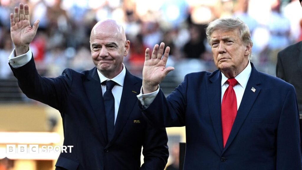 Trump says it would be 'terrible mistake' to remove InfantinoUS President Donald Trump says it would be a "terrible mistake" if under pressure Fifa president Gianni Infantino was ousted.37 mins agoFootball