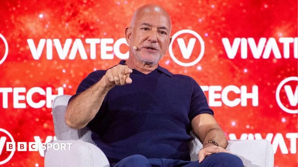 Bezos-backed consortium buys a third of LiverpoolLiverpool's owners agree to sell around a third of the club to a consortium including billionaire Amazon founder Jeff Bezos - in a deal that values the Reds at more than £5bn.1 hr agoLiverpool