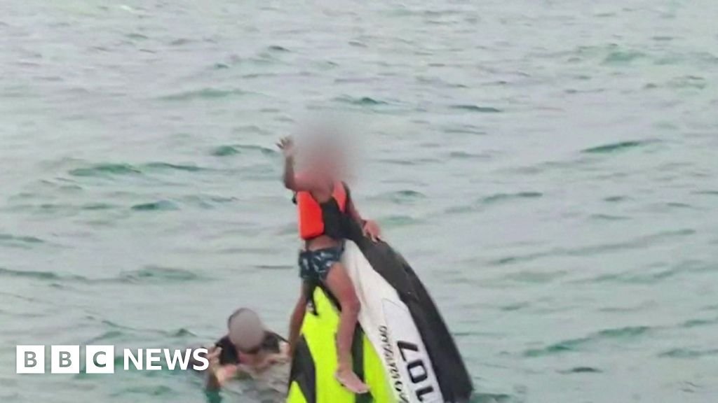 Family stranded at sea for 16 hours after jet ski capsized in ThailandA father and his two young sons spent a night adrift before being rescued off the coast of the island of Koh Samui.2 hrs agoAsia Family stranded at sea for 16 hours after jet ski capsized in ThailandA father and his two young sons spent a night adrift before being rescued off the coast of the island of Koh Samui.2 hrs agoAsia