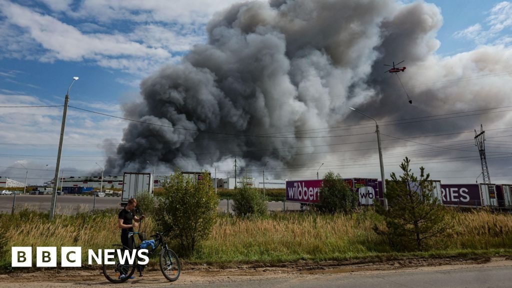 Russia says at least seven killed in largest Ukrainian attack of 2026Moscow also launched deadly strikes against Ukraine overnight, sparking fires across the capital Kyiv.1 hr agoEurope Russia says at least seven killed in largest Ukrainian attack of 2026Moscow also launched deadly strikes against Ukraine overnight, sparking fires across the capital Kyiv.1 hr agoEurope