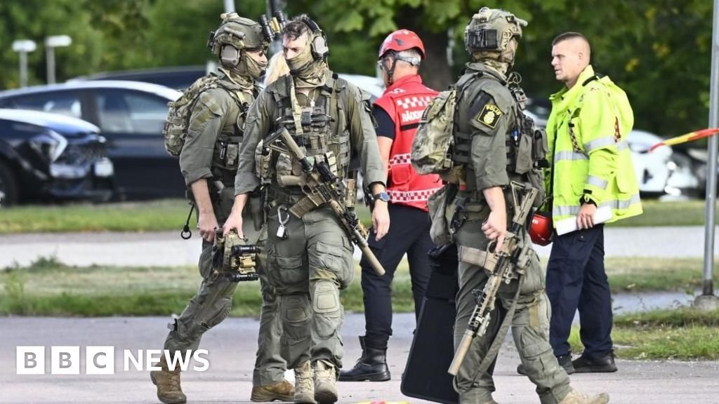 Several injured after sword attack at Swedish schoolPolice say one man has been arrested, while several other local schools have been locked down.40 mins agoEurope Several injured after sword attack at Swedish schoolPolice say one man has been arrested, while several other local schools have been locked down.40 mins agoEurope