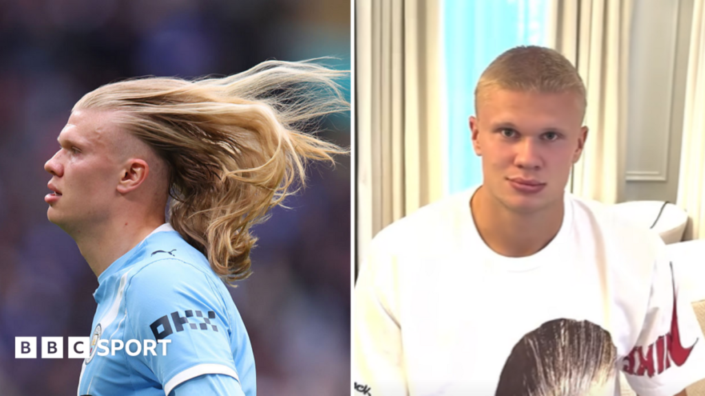 'New season, new trim' - Norway's superstar Haaland reveals buzzcutManchester City striker Erling Haaland reveals his new buzz cut on social media.1 hr agoMan City