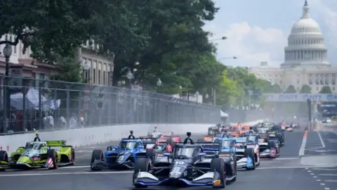 Reuters Indycars drive through DC 