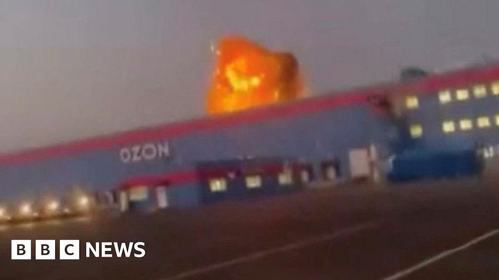 Russia's second-biggest online retailer targeted in Ukrainian strikesOzon says its warehouses across southern Russia, including in Dagestan and Krasnodar, were hit in the overnight strikes.1 hr agoEurope Russia's second-biggest online retailer targeted in Ukrainian strikesOzon says its warehouses across southern Russia, including in Dagestan and Krasnodar, were hit in the overnight strikes.1 hr agoEurope