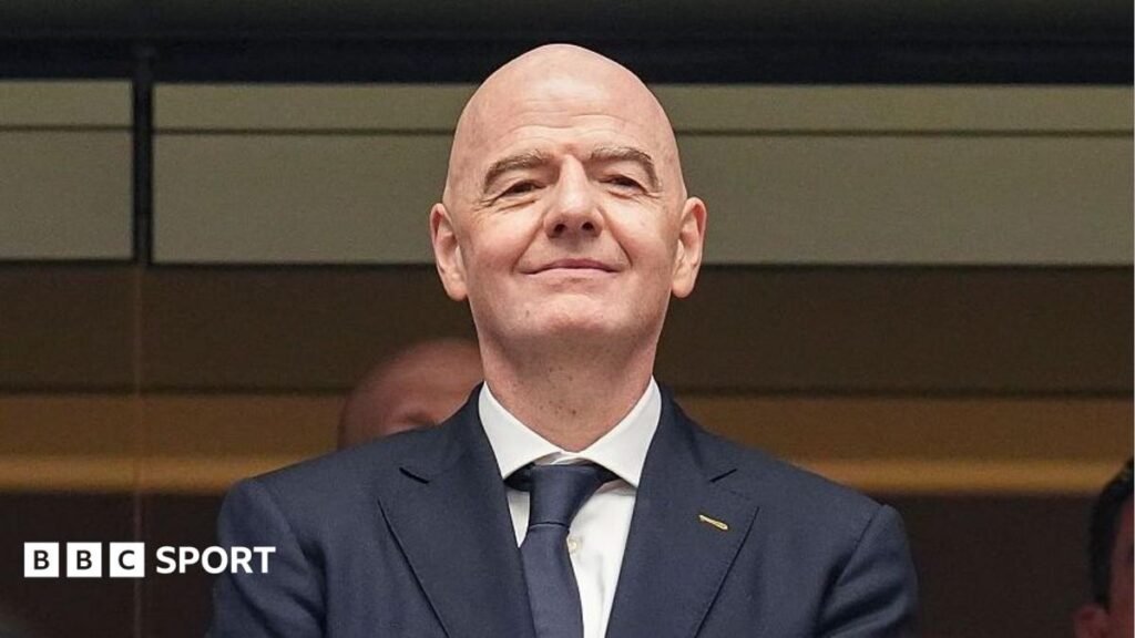 Uefa set to drop Fifa tournament boycott threatUefa is set to drop its threat of boycotting Fifa competitions, having received assurances there will be no repeat of Gianni Infantino's plan to sell off stakes in the World Cup to private investors, BBC Sport has been told.2 hrs agoWorld Cup
