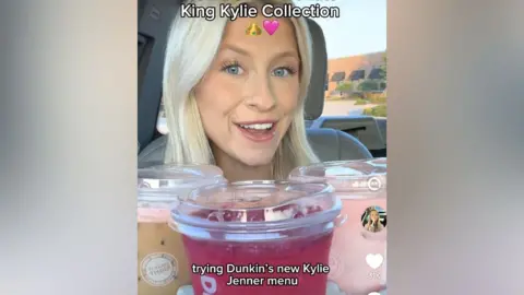 TikTok TikTok creator Natalie Ludwig reviews Dunkin's King Kylie Collection
