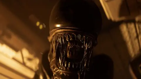 Creative Assembly/Sega A close-up in-game screenshot of the Alien