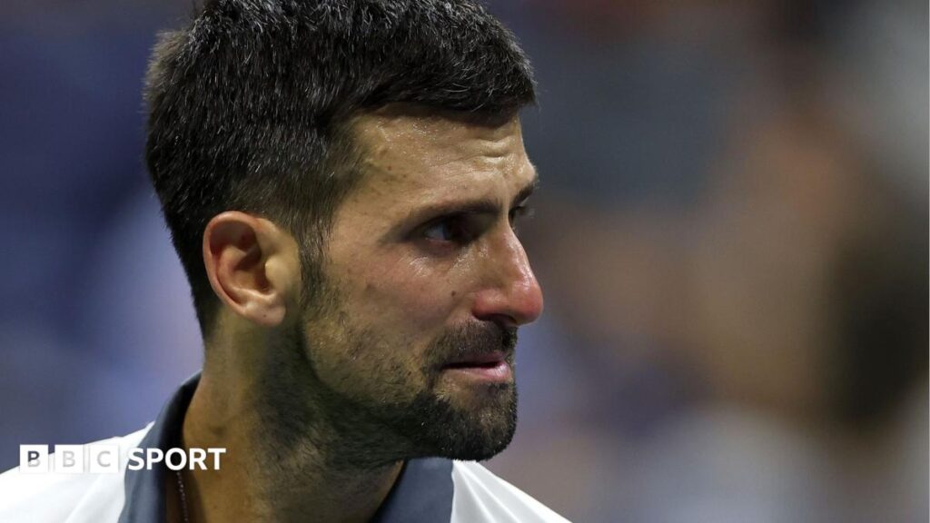 Djokovic in tears during US Open first-round exitAn emotional Novak Djokovic suffers a US Open first-round defeat which provides further evidence that age is catching up with the 39-year-old great.10 mins agoTennis