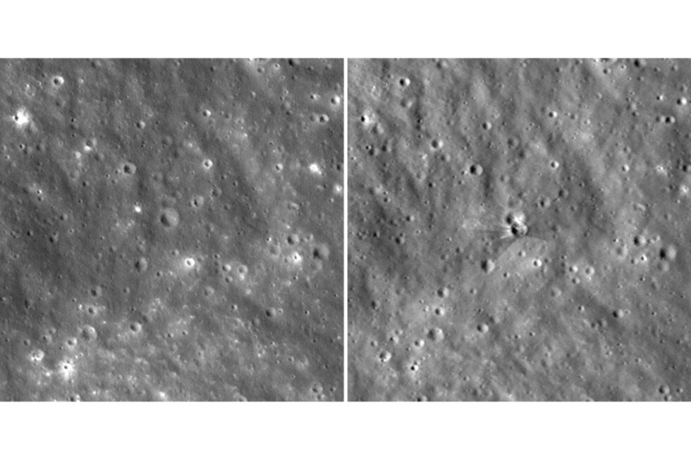 Before-and-after NASA images show crater carved by a SpaceX rocket that slammed into the moon Before-and-after NASA images show crater carved by a SpaceX rocket that slammed into the moon