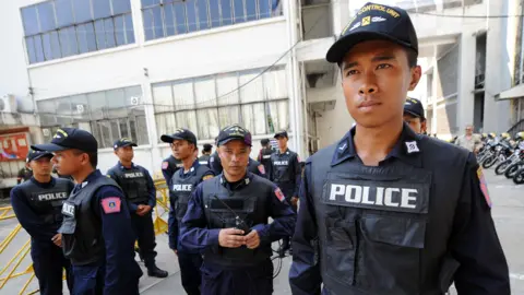 Getty Images Thai police officers