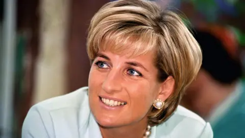 PA Media A picture of Diana in a light blue shirt