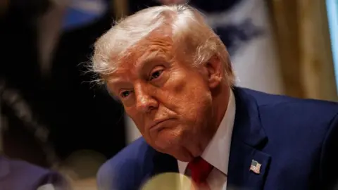 EPA US President Donald Trump during a Cabinet meeting in on 27 May 2026