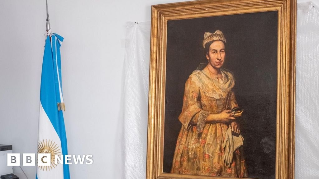 Argentine couple to return Nazi-looted painting to rightful ownerThe late-baroque Portrait of a Lady was lost for 80 years until it was spotted in photographs of a house for sale near Buenos Aires.3 hrs agoWorld Argentine couple to return Nazi-looted painting to rightful ownerThe late-baroque Portrait of a Lady was lost for 80 years until it was spotted in photographs of a house for sale near Buenos Aires.3 hrs agoWorld