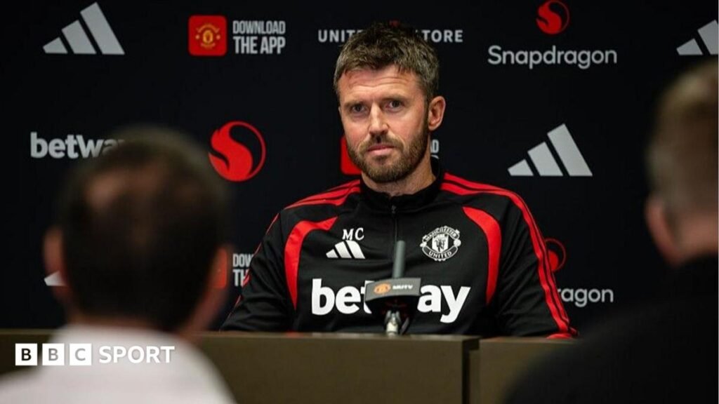How Man Utd plan to compete at top with richer rivalsManager Michael Carrick and chief executive Omar Berrada are united in their viewthat  Manchester United can be successful despite the club's relatively low summer spending.1 hr agoMan Utd