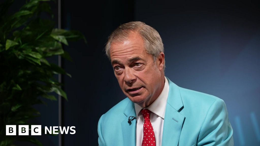 Nigel Farage tells BBC he 'wasn't listening' during foreign donor talks filmed undercoverThe Reform leader also told the BBC's Laura Kuenssberg that his family are "begging" him to leave his job.18 hrs agoPolitics Nigel Farage tells BBC he 'wasn't listening' during foreign donor talks filmed undercoverThe Reform leader also told the BBC's Laura Kuenssberg that his family are "begging" him to leave his job.18 hrs agoPolitics