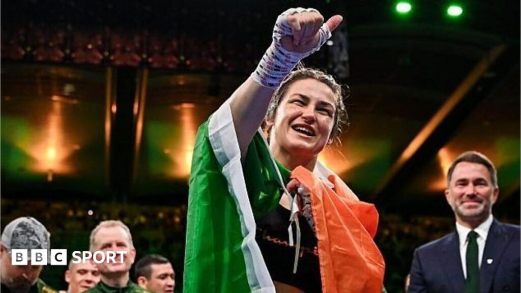 Taylor's place among greats set in stone after extraordinary swansongFairytale endings in boxing are a rarity, but Irish icon Katie Taylor sails off into the sunset after the most perfect of farewells at Dublin's towering Croke Park.7 hrs agoBoxing Taylor's place among greats set in stone after extraordinary swansongFairytale endings in boxing are a rarity, but Irish icon Katie Taylor sails off into the sunset after the most perfect of farewells at Dublin's towering Croke Park.7 hrs agoBoxing
