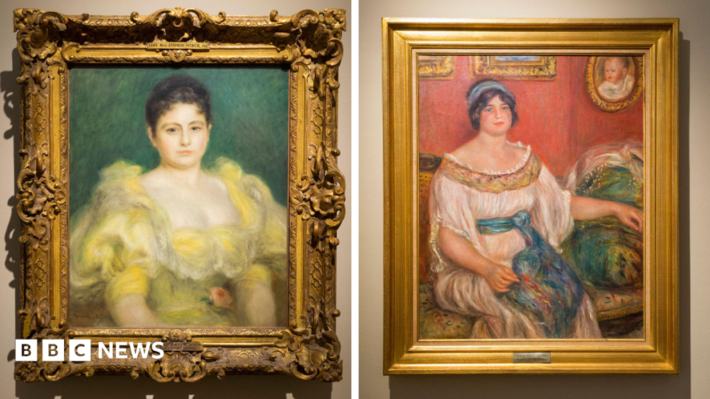 LIVEThieves who stole four Renoir paintings abandoned two in garden as they fled, says mayorTwo thieves broke into the museum on Tuesday morning – authorities initially said only one painting had been abandoned. LIVEThieves who stole four Renoir paintings abandoned two in garden as they fled, says mayorTwo thieves broke into the museum on Tuesday morning - authorities initially said only one painting had been abandoned.