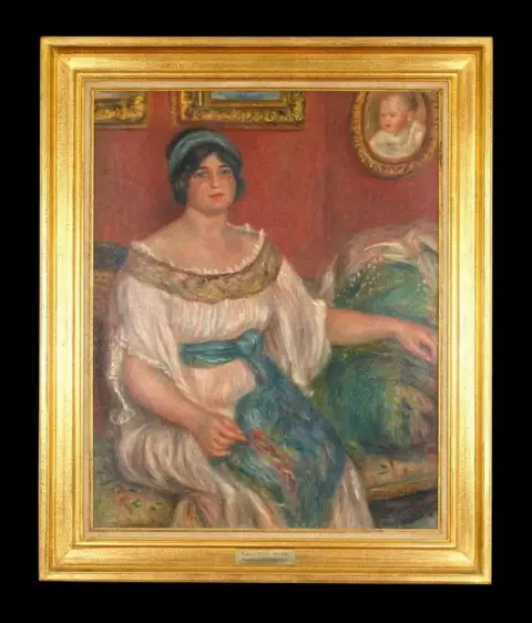 Musée Renoir / Reuters Painting of 'Madame Colonna Romano' by French painter Pierre-Auguste Renoir
