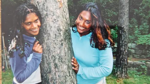 Meena Geltink Indian-born women Meena Geltink, 43, and Minal Tijssen, 44, adopted separately as babies and raised near each other in the Netherlands 