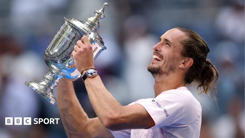Zverev caps transformational year with US Open triumphAlexander Zverev lands his second Grand Slam title after ending Ben Shelton's hopes of becoming a rare home US Open men's champion.26 mins agoTennis Zverev caps transformational year with US Open triumphAlexander Zverev lands his second Grand Slam title after ending Ben Shelton's hopes of becoming a rare home US Open men's champion.26 mins agoTennis