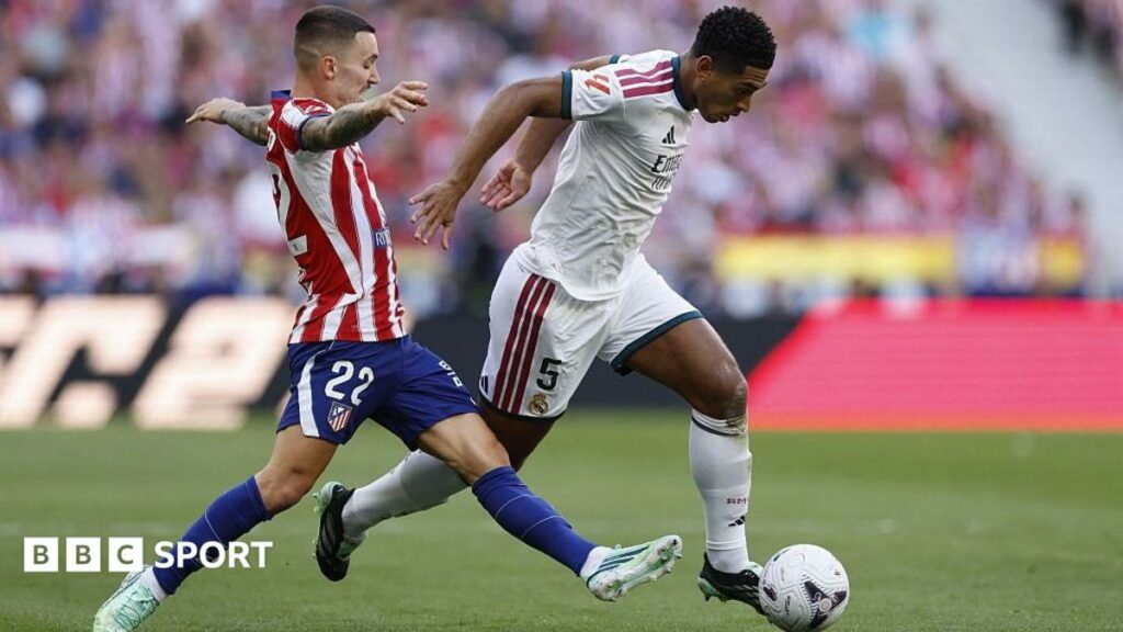 LIVELa Liga: Follow live as Atletico host Real in Madrid derbyFollow live text coverage as Atletico Madrid host Real Madrid in the first Madrid derby of this La Liga season.