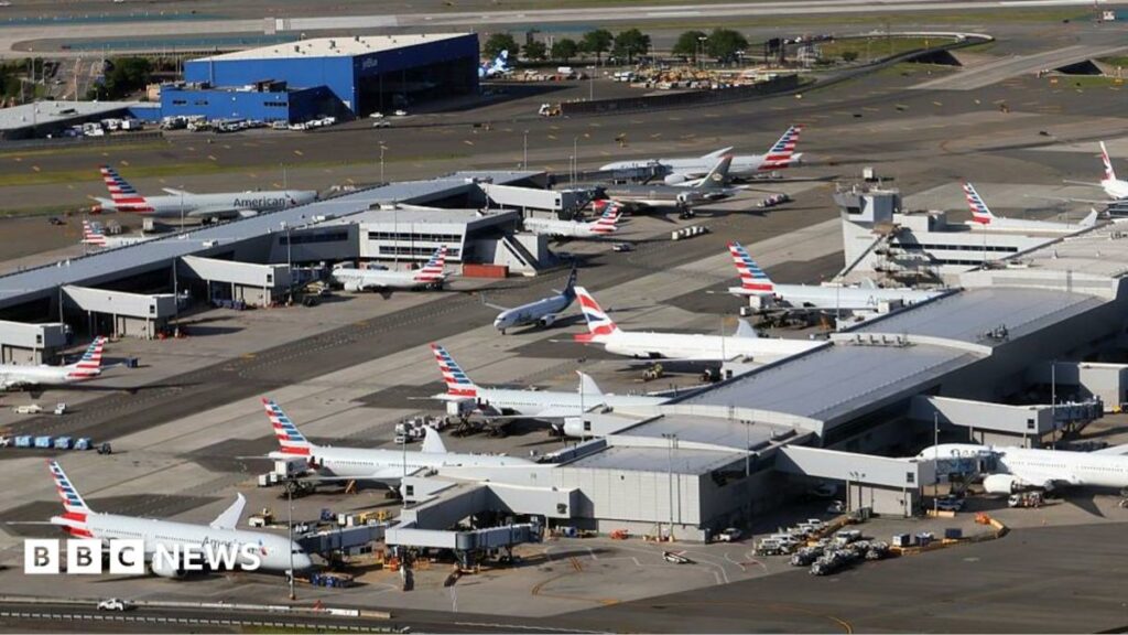 LIVEFlights delayed at major US airports after cable cut by construction workersA US aviation official says the damage was caused in New Jersey, prompting delays in New York City, Boston and Philadelphia. LIVEFlights delayed at major US airports after cable cut by construction workersA US aviation official says the damage was caused in New Jersey, prompting delays in New York City, Boston and Philadelphia.