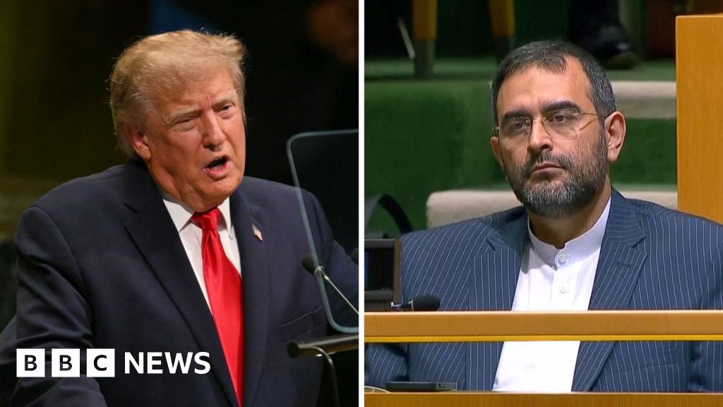 Watch: Trump threatens to 'annihilate' Iran if no deal reachedUS President Donald Trump presented Iran with a stark choice: reach an agreement or face the rapid “annihilation” of the Islamic Republic.1 hr agoWorld Watch: Trump threatens to 'annihilate' Iran if no deal reachedUS President Donald Trump presented Iran with a stark choice: reach an agreement or face the rapid “annihilation” of the Islamic Republic.1 hr agoWorld