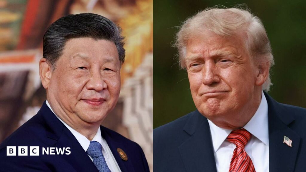 LIVETrump to greet Xi in rare airport welcome at start of three-day US visitIt's the Chinese leader's first state visit to Washington since 2015, and comes as a trade agreement is set to expire in November.