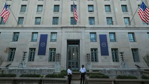 Getty Images The US Justice Department building in Washington DC